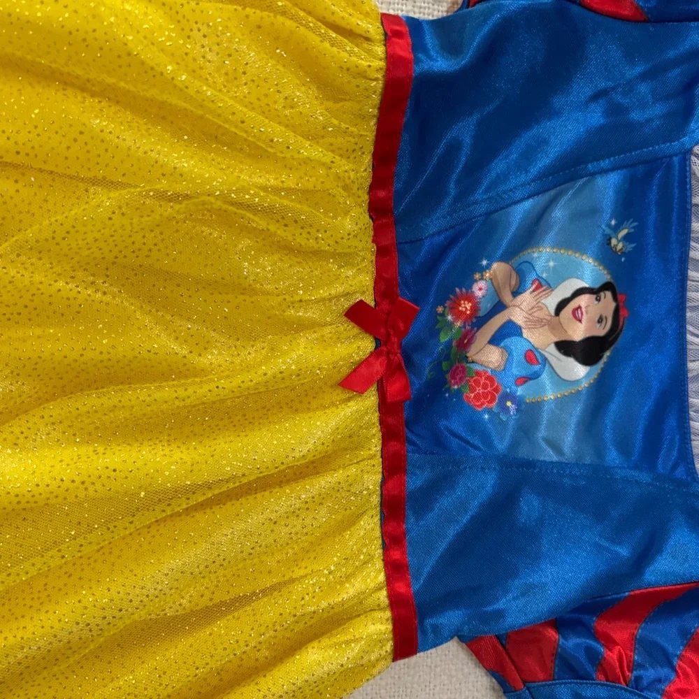 Disney Princess Nightgown Bundle 4pk Merida Aurora Snow White Girls Size 6